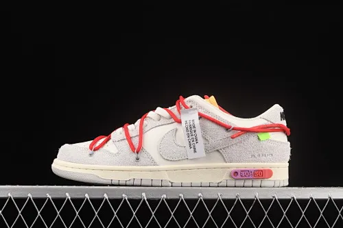 All Categories Nk SB Dunk Series Nk SB Dunk Low Low-top Sneakers Cost-effective Edition OF x Nk Dunk Low OW Suede SB Smashed Backboard Fashion Casual Sneakers DM0950-103